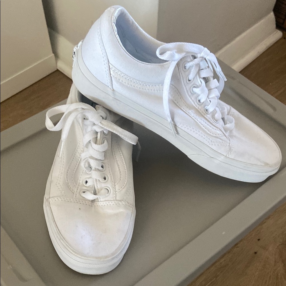 Vans All-White Old Skool Shoes